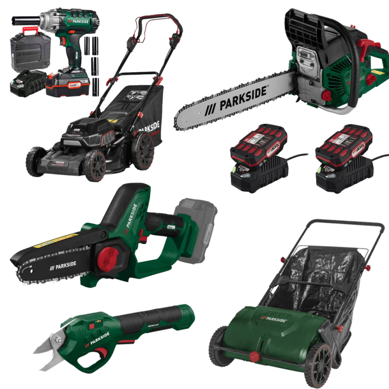 Parkside Garden Tools Set 8 pcs