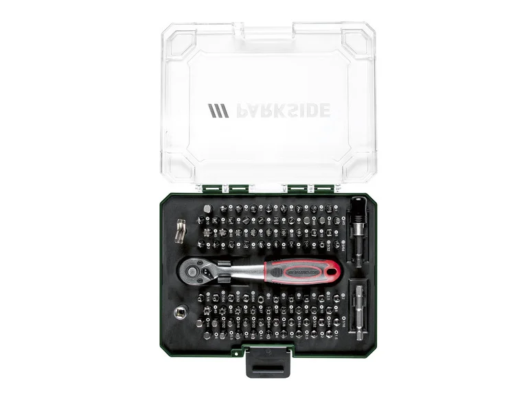 PARKSIDE® Set d'embouts et cliquet. 81 pièces