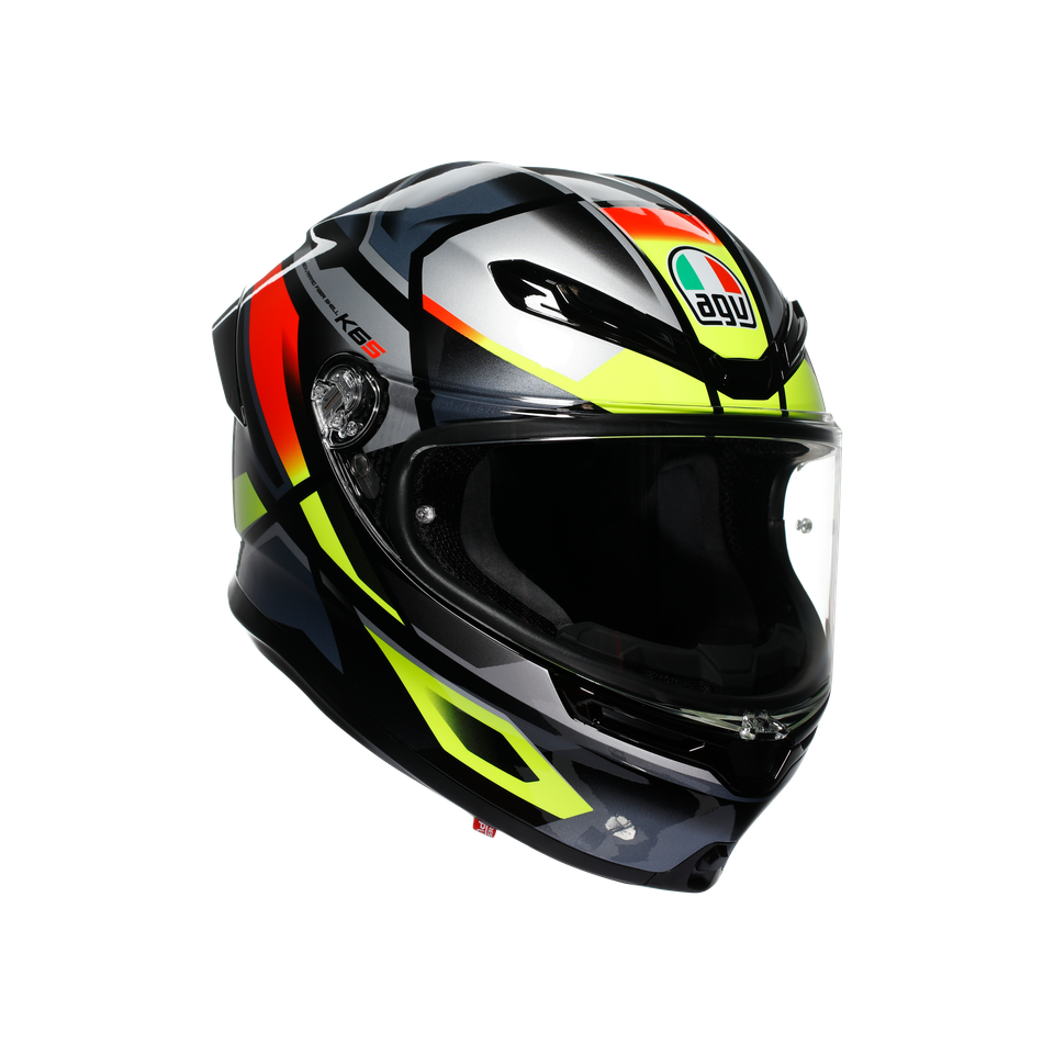 K6 S E2206 - ERAZER BLACK/RED/YELLOW FLUO