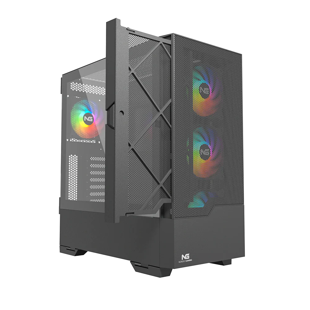 Nordic Gaming Munin RGB Tårn ATX - Sort