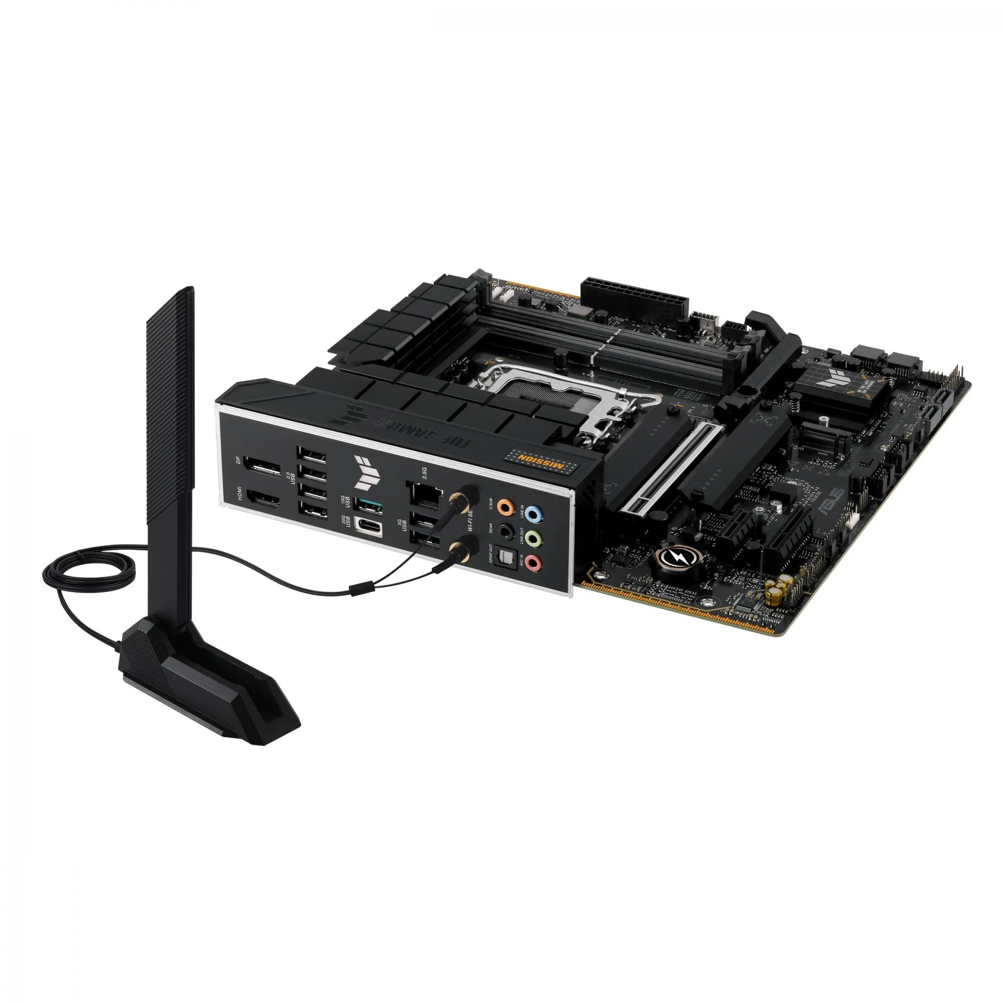 ASUS TUF GAMING B760M-PLUS WIFI II (mATX. B760. LGA 1700. DDR5)
