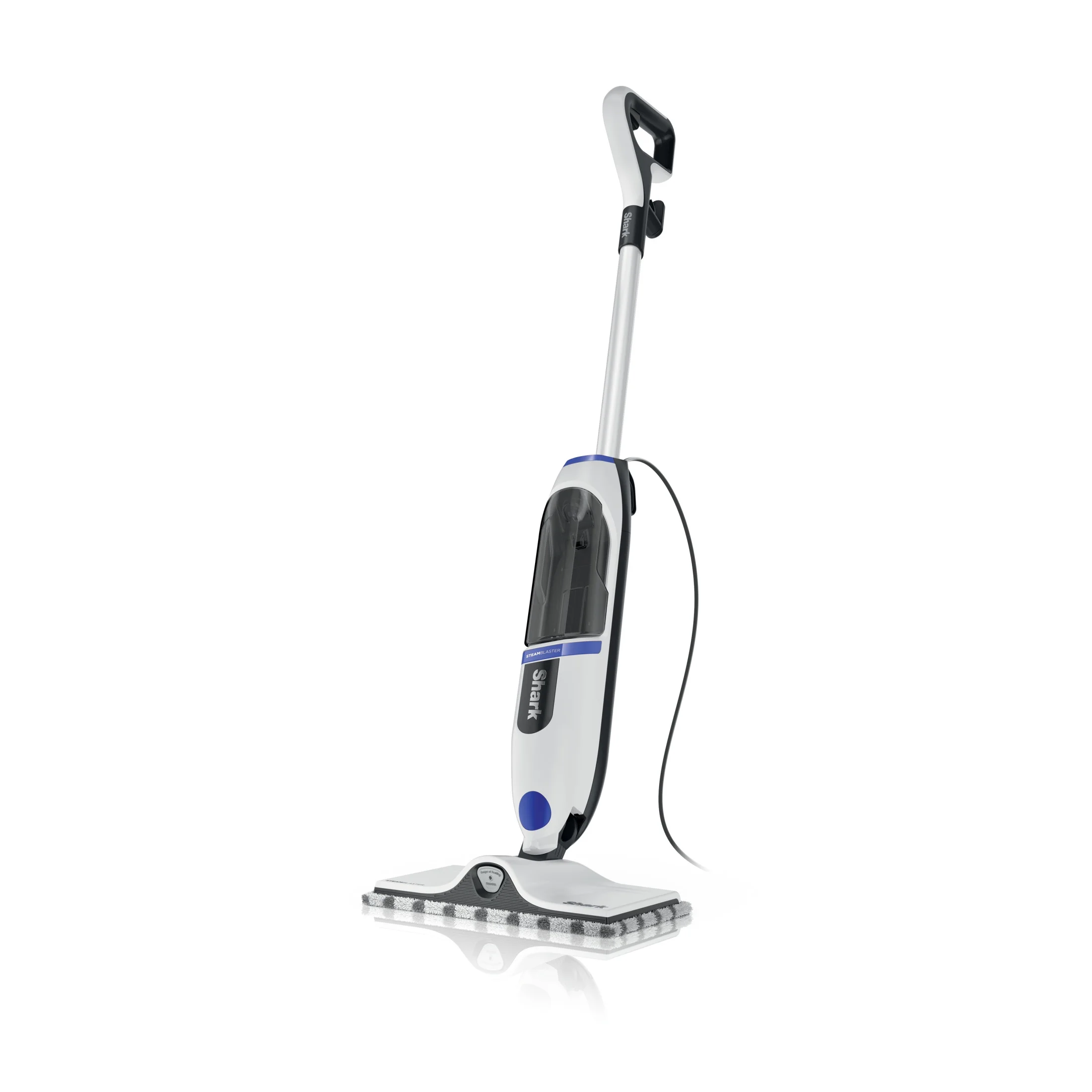 Shark SteamSpot Steam Mop with Steam Blaster for Sealed Hard Floors, XL Removable Tank, Washable Dirt Grip? Pad, 2  Modes,S2000