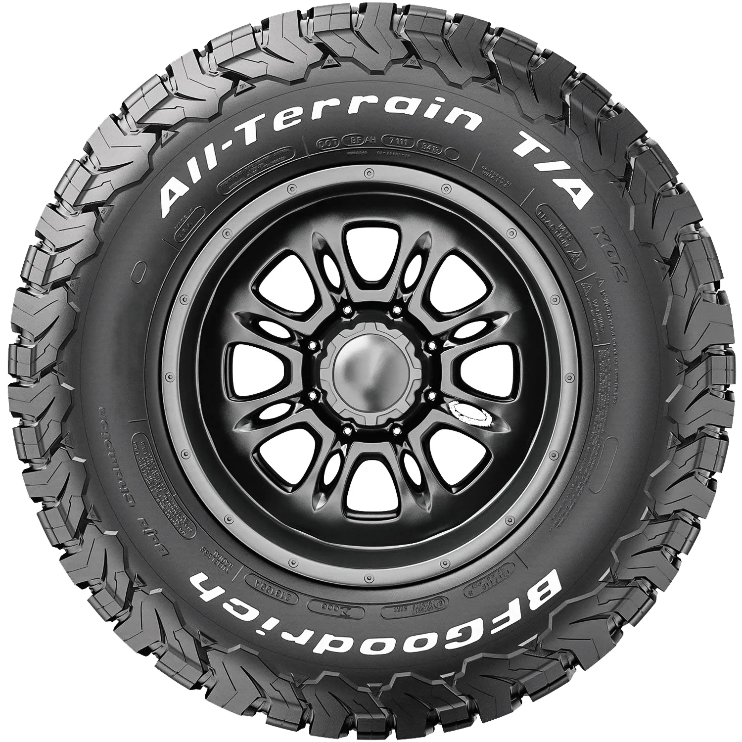 BFGoodrich All-Terrain T/A KO2 LT 265/70R17 112/109S C 6 Ply AT A/T Tire Fits: 2017 Chevrolet Silverado 1500 WT, 2014-15 Chevrolet Silverado 1500 WT