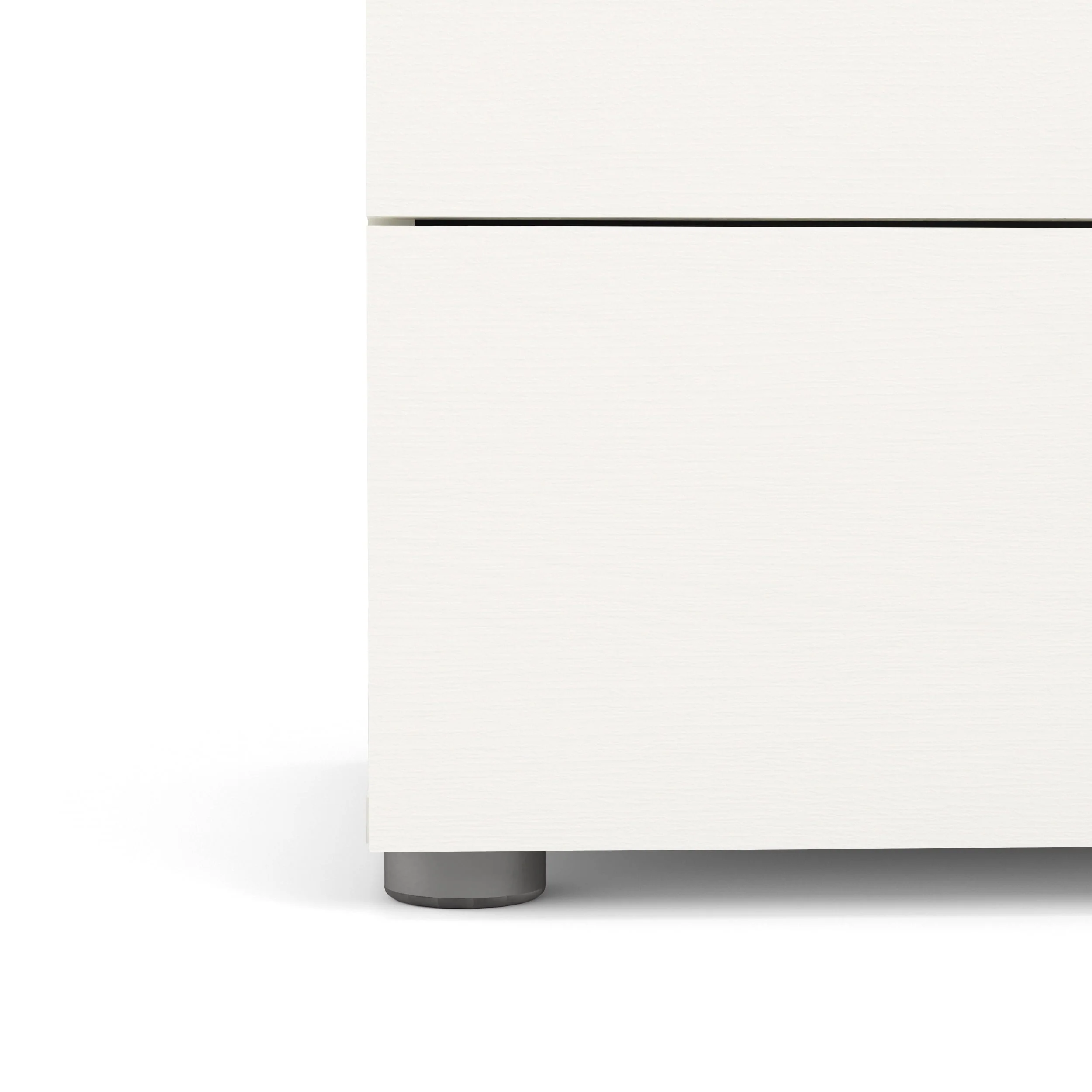 Tvilum Loft 8 Drawer Double Dresser, White Woodgrain