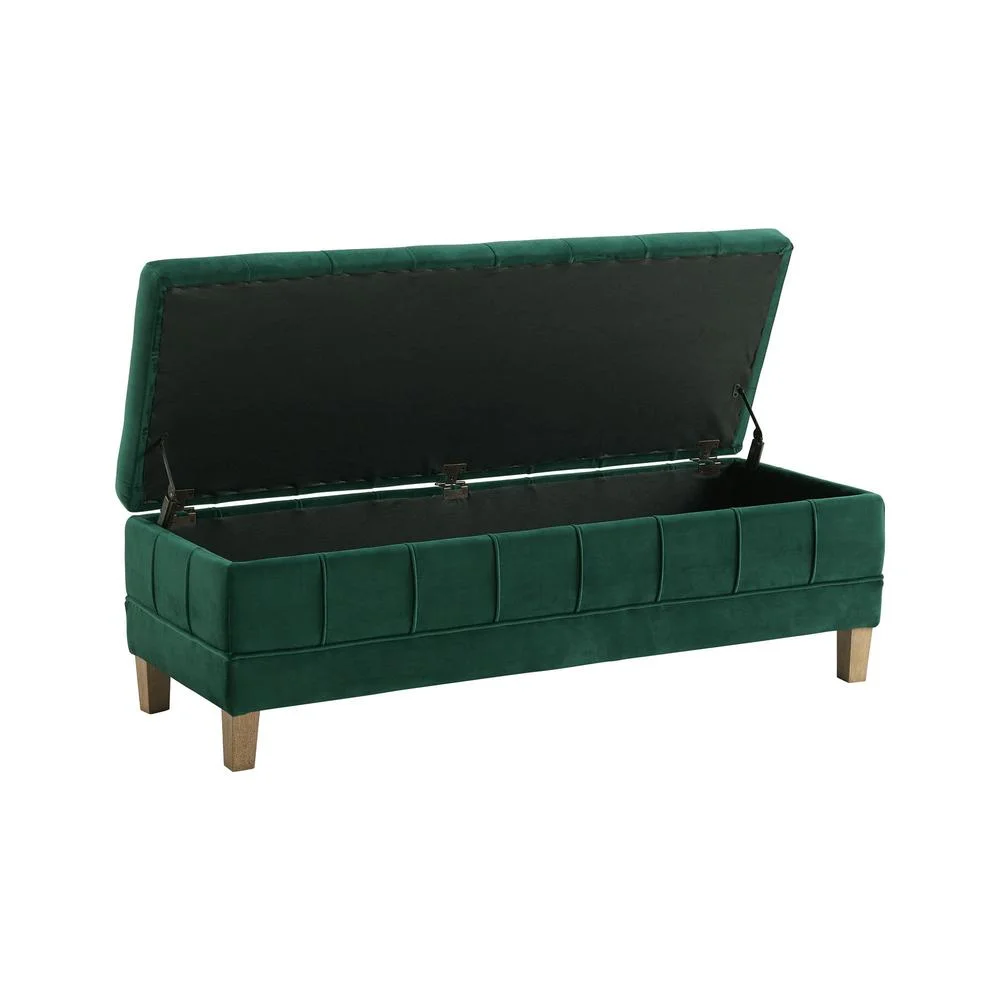 Picket House Furnishings Jude Tufted Storage Ottoman