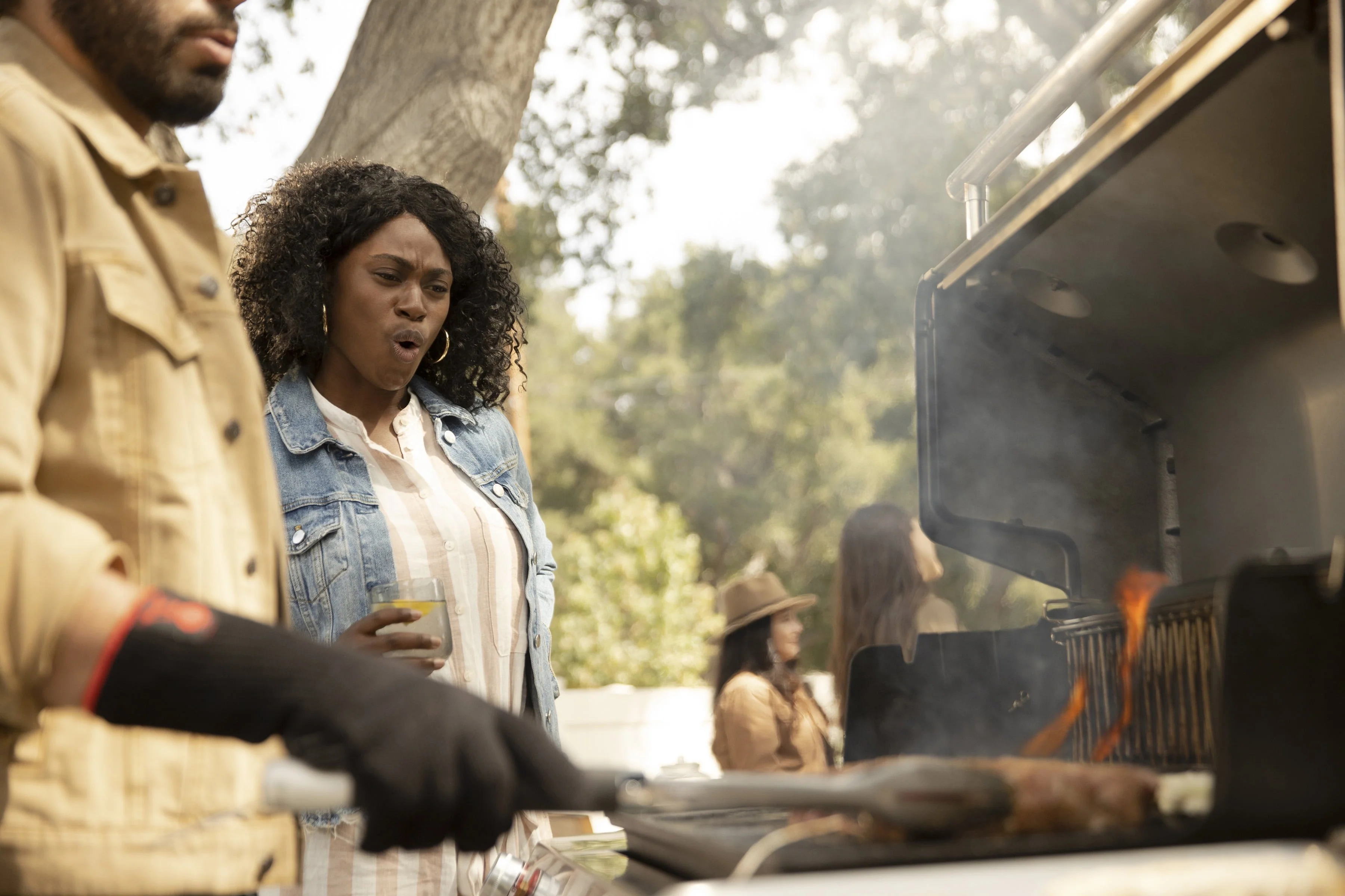 Weber Genesis E-325s 3-Burner Propane Gas Grill in Black