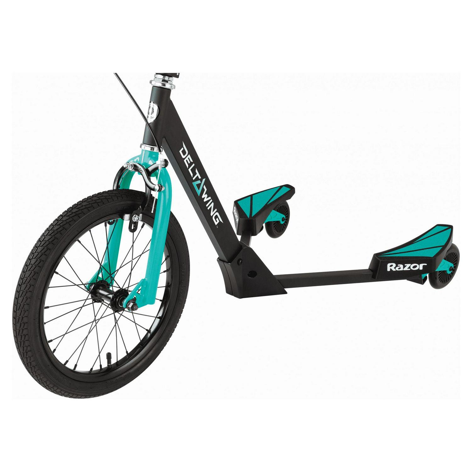 Razor Teal 3-Wheel Drifting Delta Wing Scooter- Ages 6+