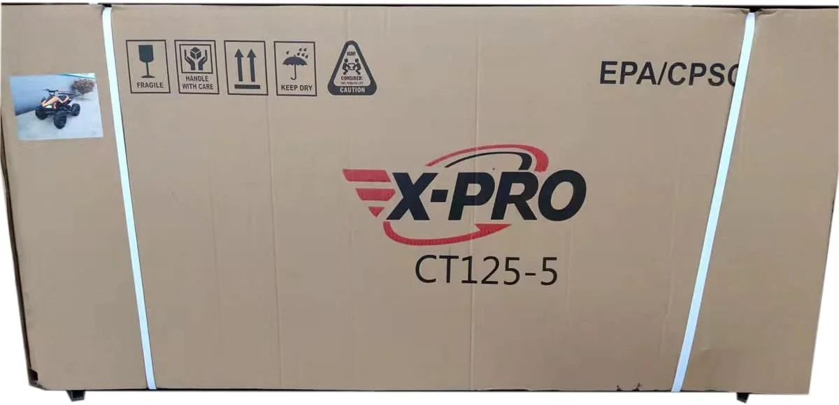 X-Pro Brand New 125cc Gas ATV, Automatic Transmission w/Reverse Remote Control Big 19