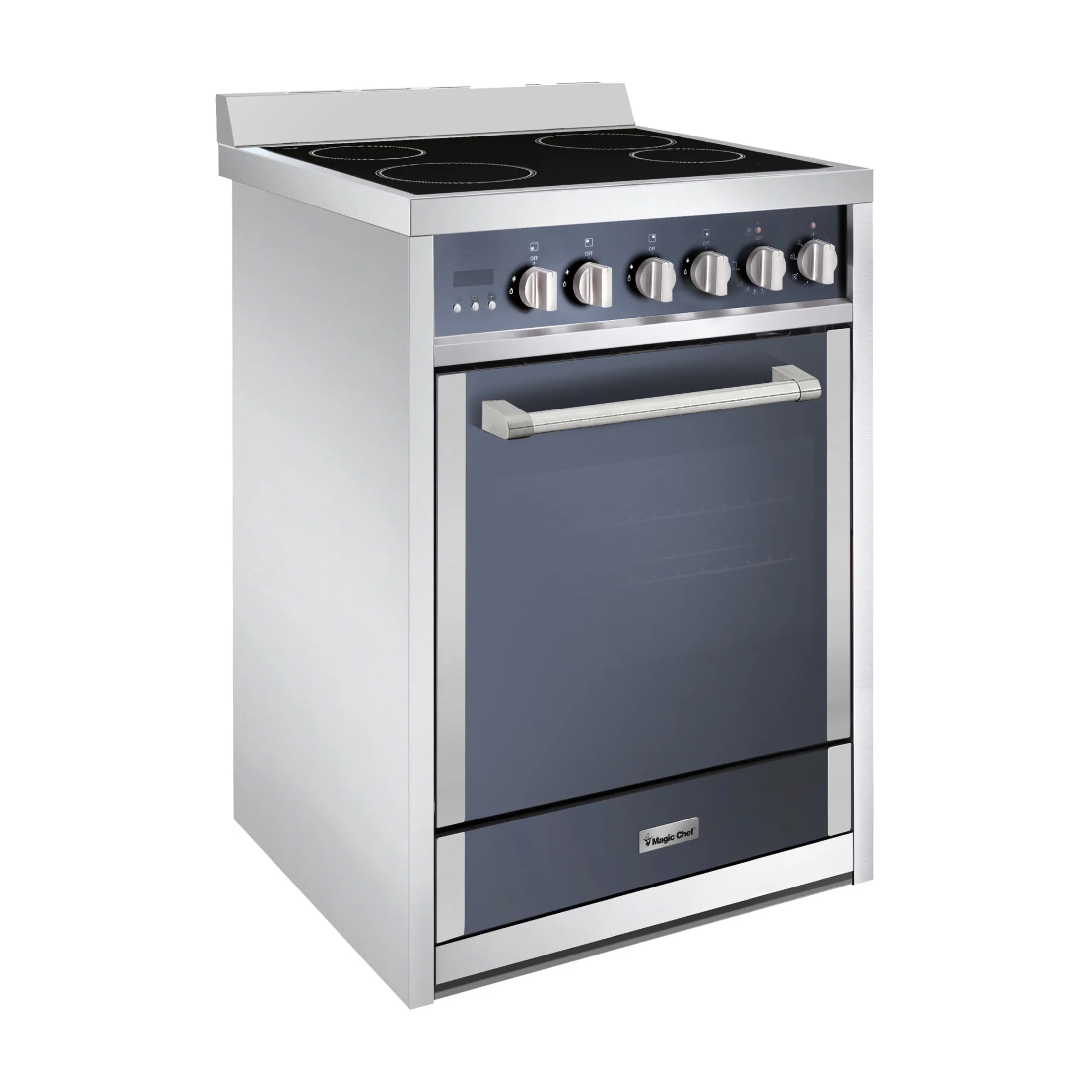 Magic Chef 2.2 cu. ft. Electric Range with Convection in Stainless Steel in Stainless Steel