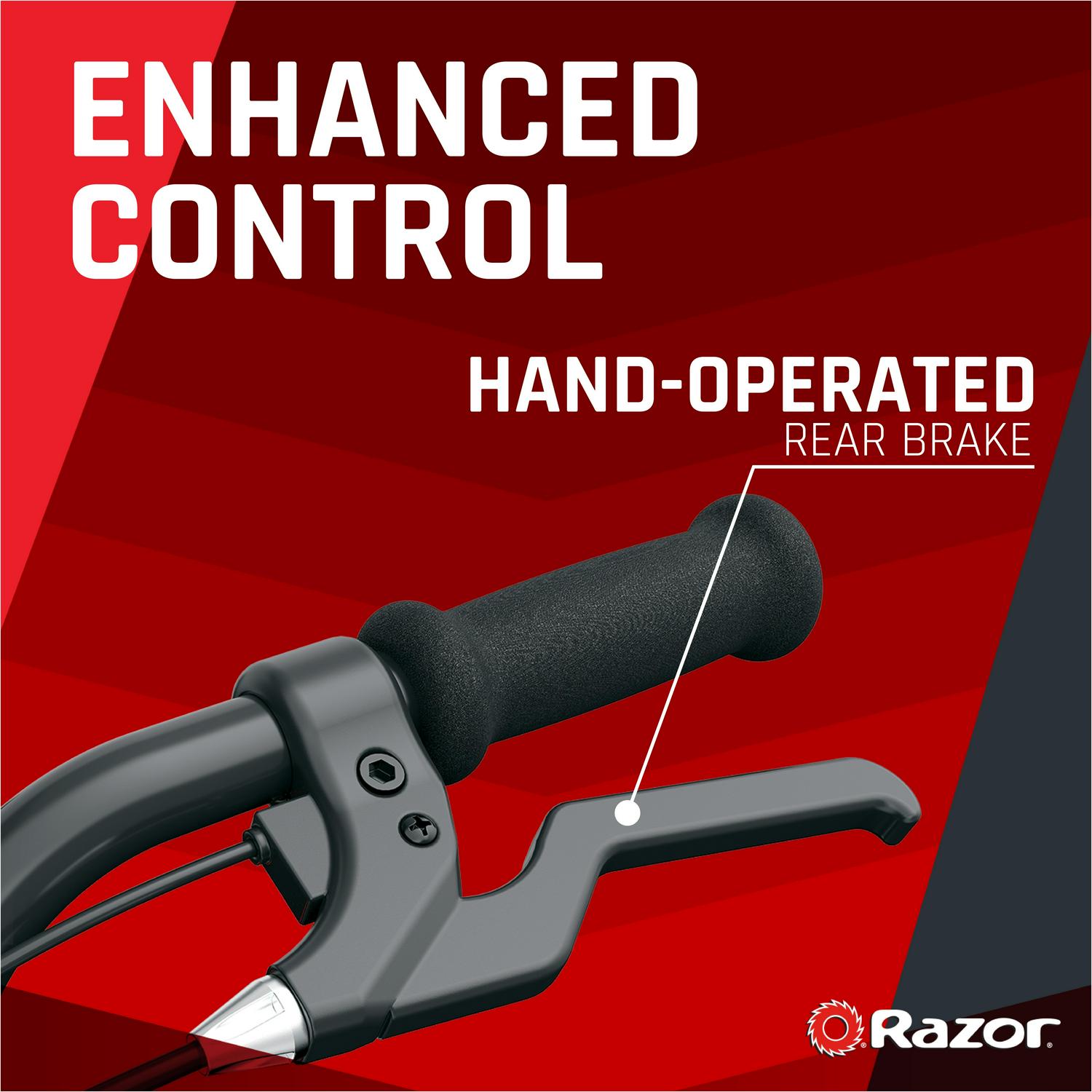 Razor Dirt Rocket MX125 Electric-Powered Dirt Bike - Black with Decal Included. for Child 5+