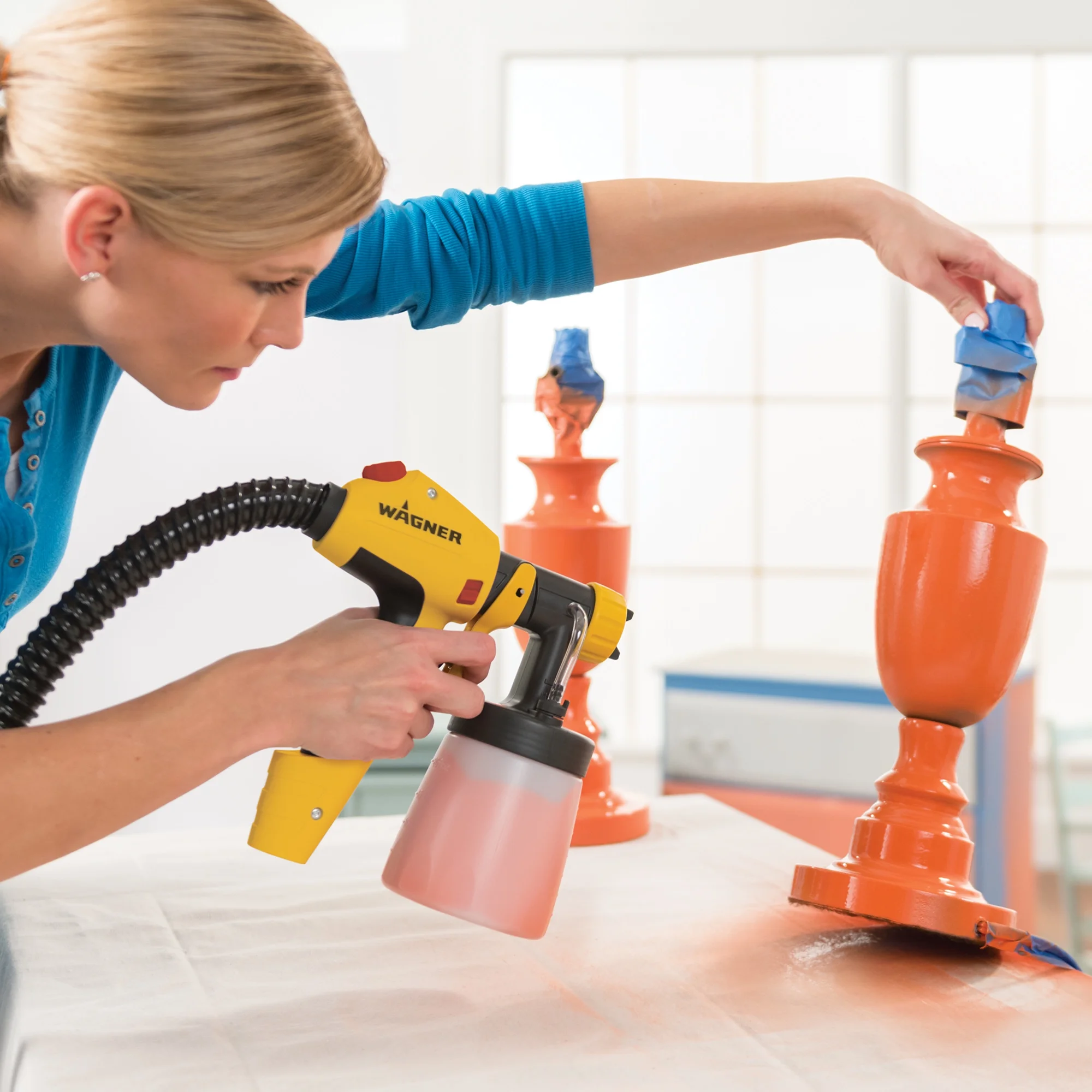 Wagner Flexio 5000 Paint Sprayer, 2 Nozzles Included, Turbine Base