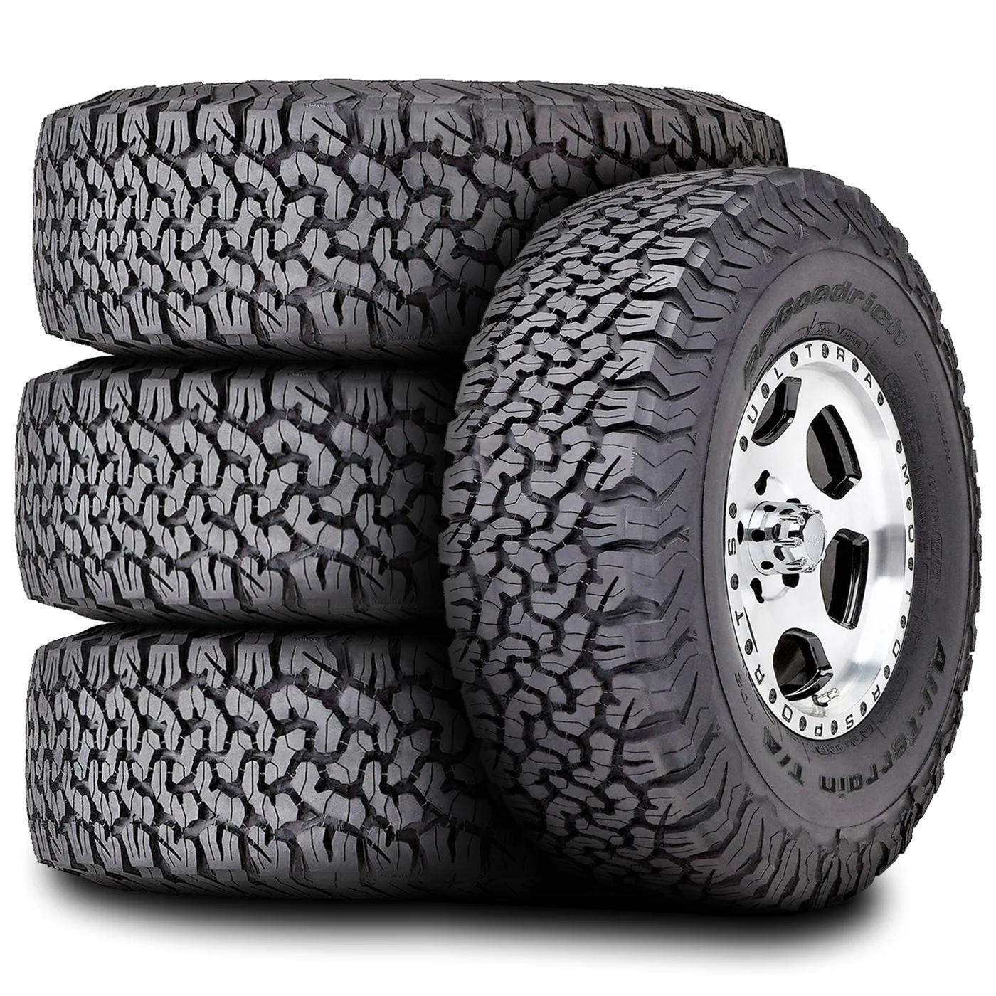 BFGoodrich All-Terrain T/A KO2 LT 265/70R17 112/109S C 6 Ply AT A/T Tire Fits: 2017 Chevrolet Silverado 1500 WT, 2014-15 Chevrolet Silverado 1500 WT