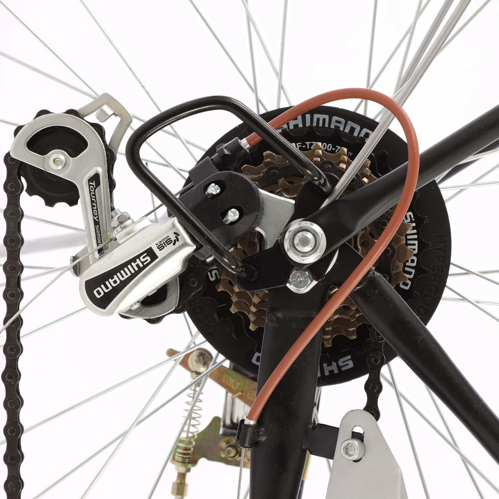 Dinling Shimano 7 Speed Women's City Bike 26 inch Lightweight Beach Cruiser Bike Green