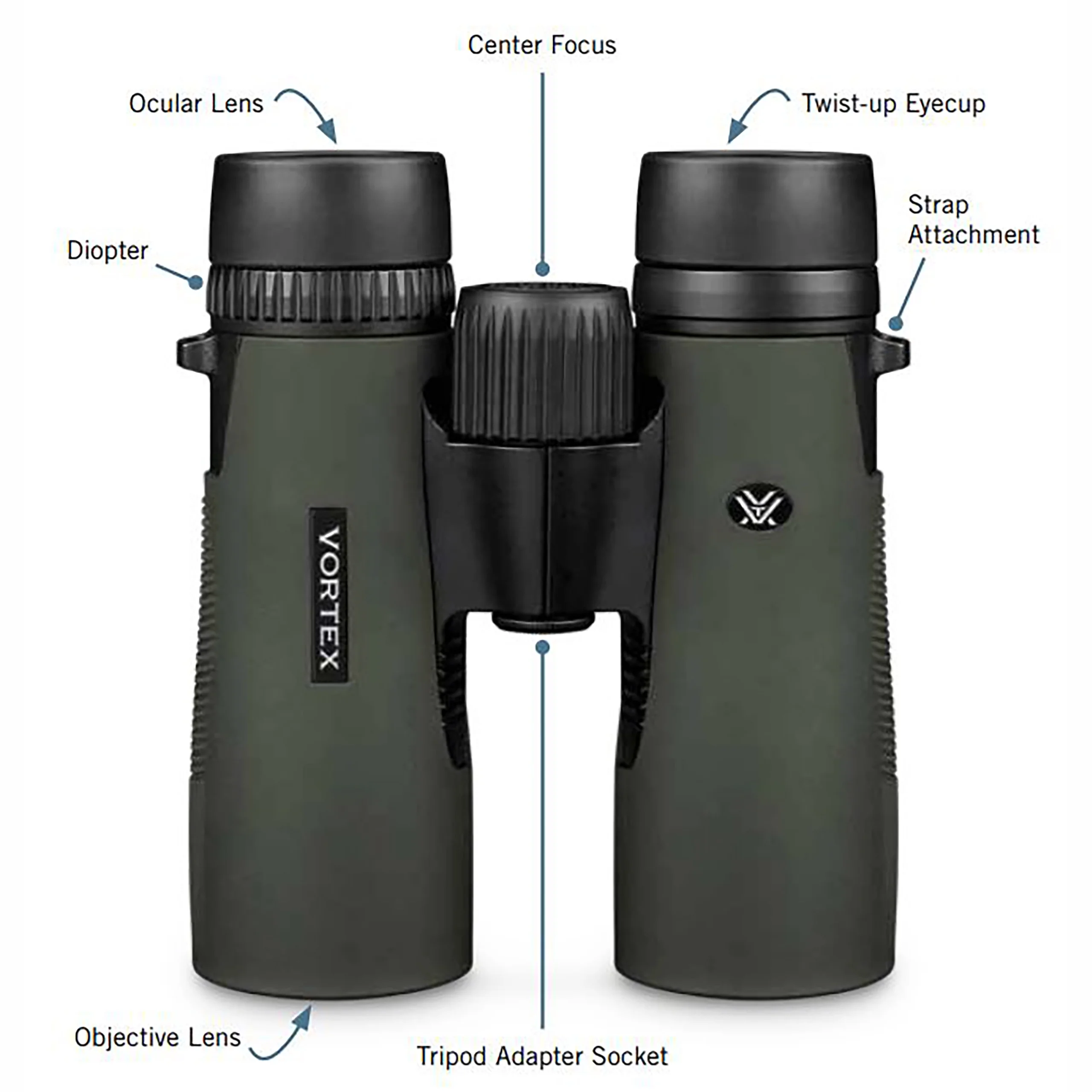 Vortex Optics Diamondback HD Binoculars 10x42