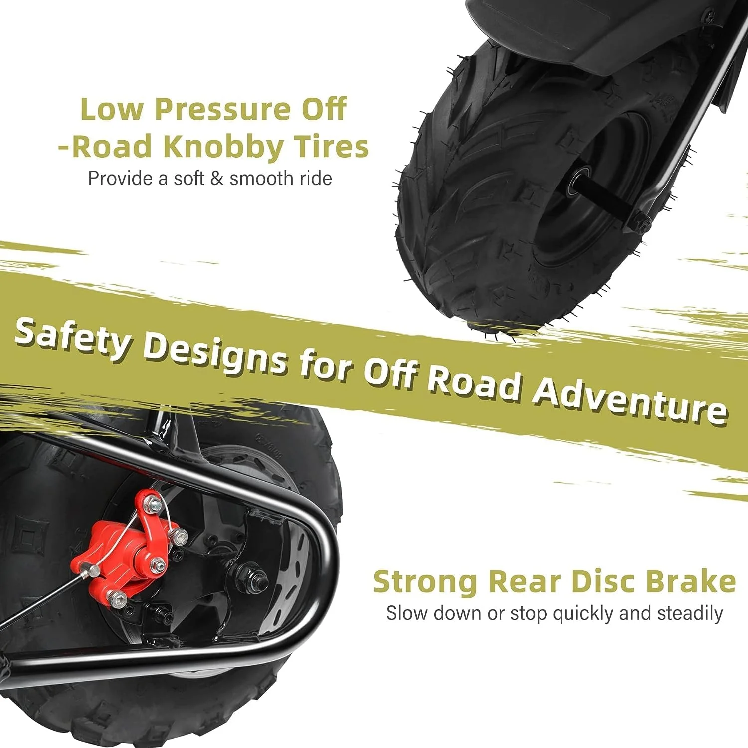 Oryxearth Mini Gas Bike, 105cc 4-Stroke Dirt Off Road Trail, 24mph, Weight Support 165 LBS, Red