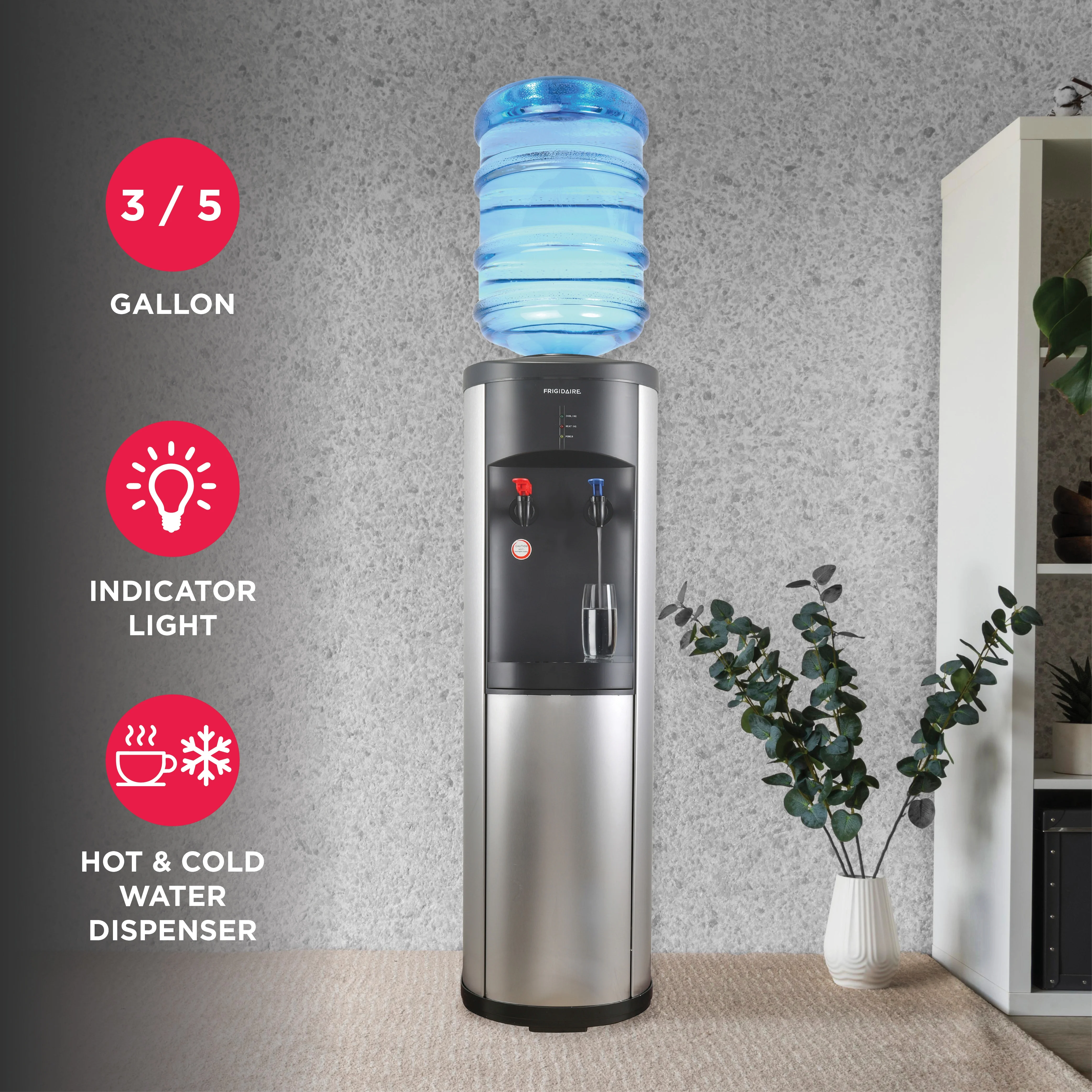 Frigidaire, Water Dispenser, Stainless Steel