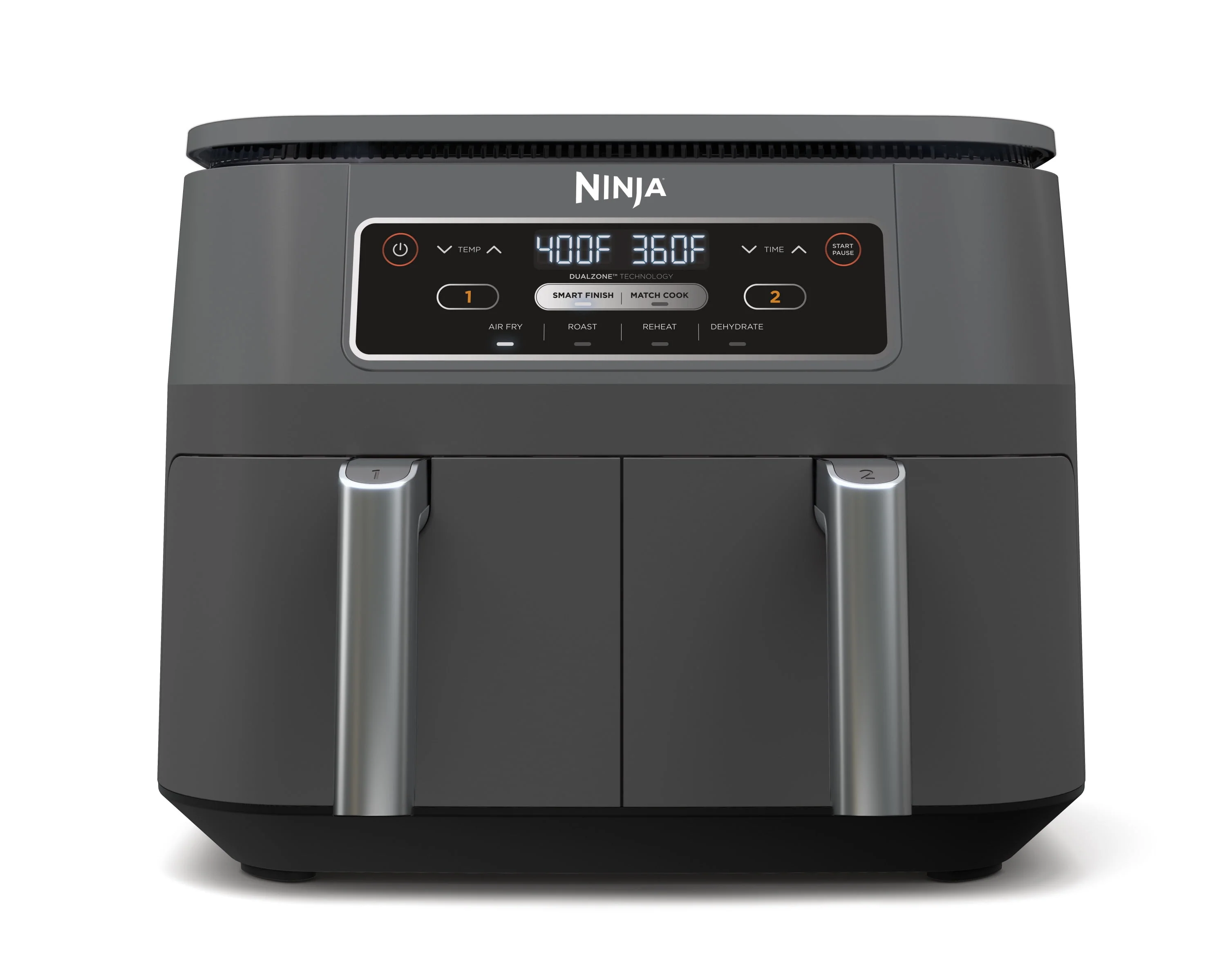 Ninja Foodi 4 in1 8-Quart. 2 Basket Air Fryer with DualZone Technology Air Fry, Roast, and More, DZ100WM