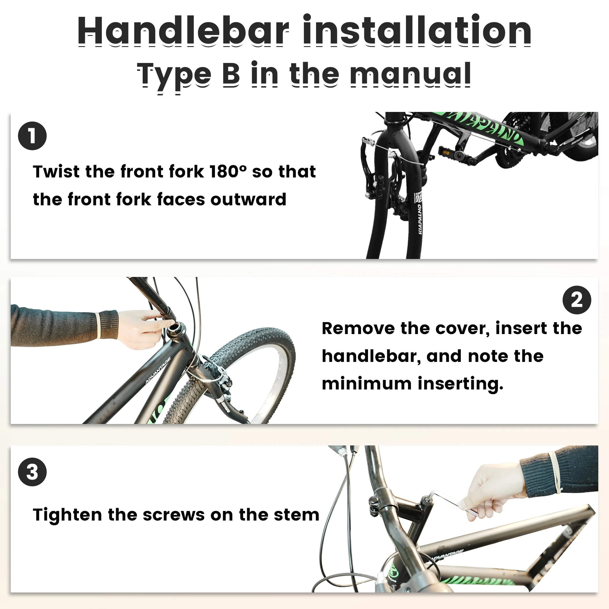 24 Inch Mountain Bike for 10+ Years Old, 21 Speeds Commuter Bike with V Brake and Steel Frame, Rigid Suspension MTB Bicycle for City Trail Beach Snow, Black-Red