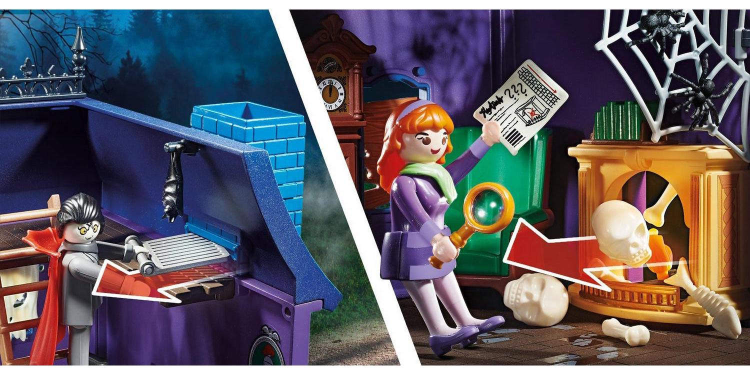 PLAYMOBIL SCOOBY-DOO! Adventure in the Mystery Mansion Playset