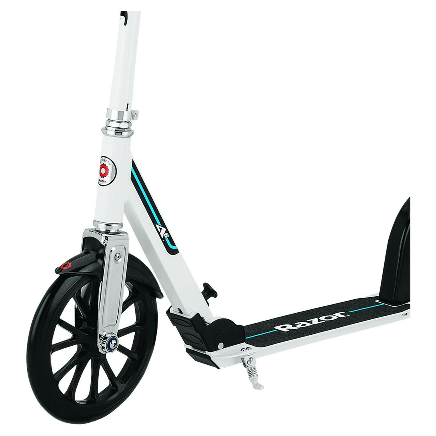Razor A6 Folding Kick Scooter - 10″ Large Wheels. Aluminum Frame. for Teen & Adult up to 220 lb