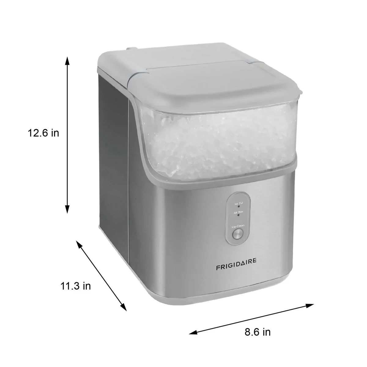 Frigidaire Crunch Countertop Nugget Ice Maker, 33 Pounds