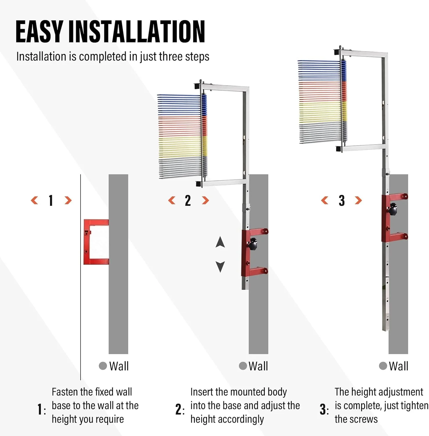 Adjustable Height Vertical Jump Tester, 47.24''-137.8