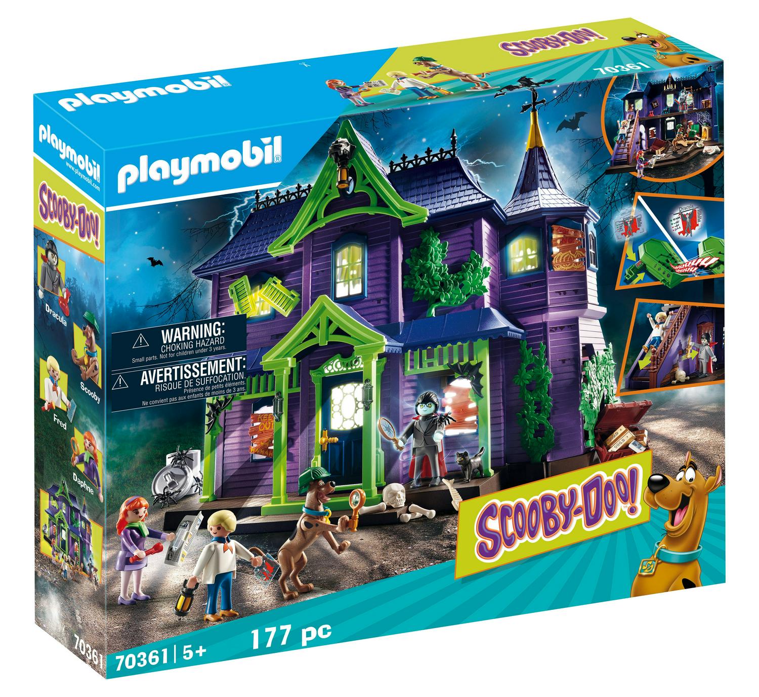 PLAYMOBIL SCOOBY-DOO! Adventure in the Mystery Mansion Playset