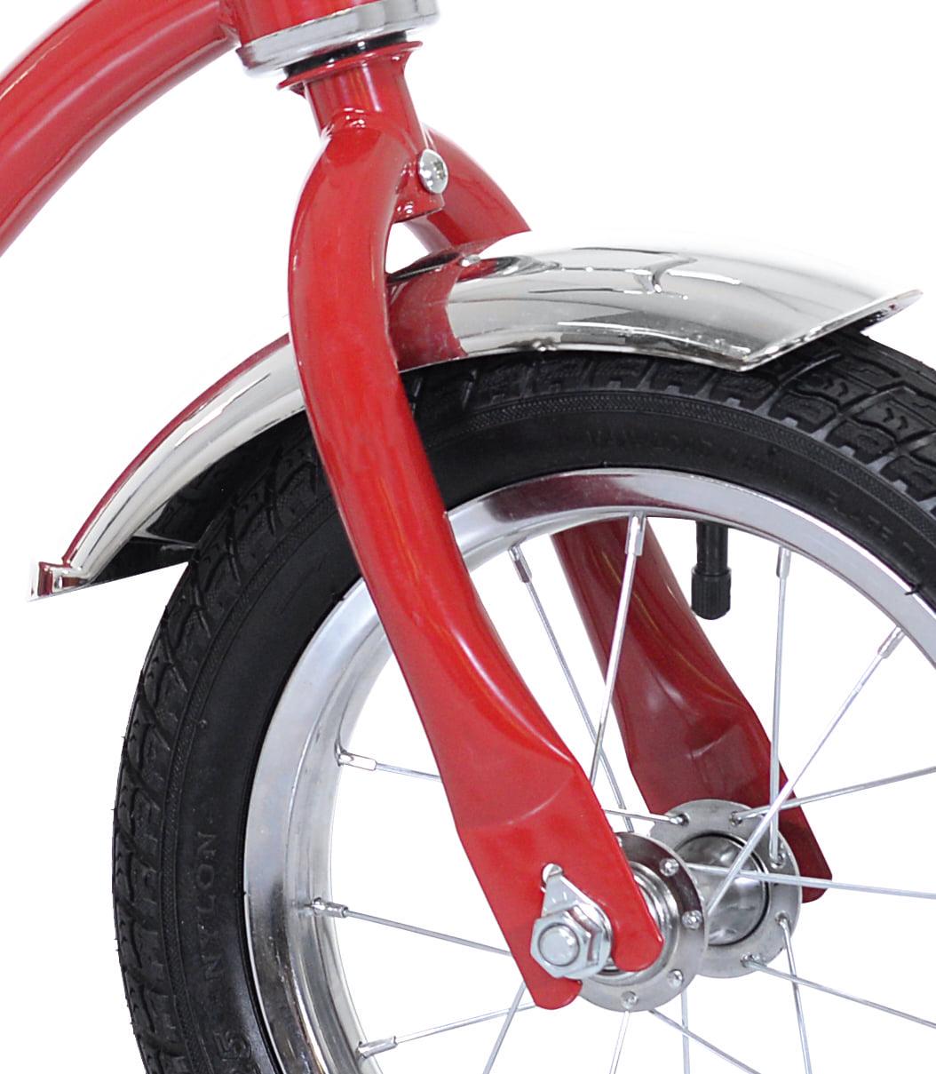 Radio Flyer 12″ Classic Unisex Bicycle with Training Wheels. Red