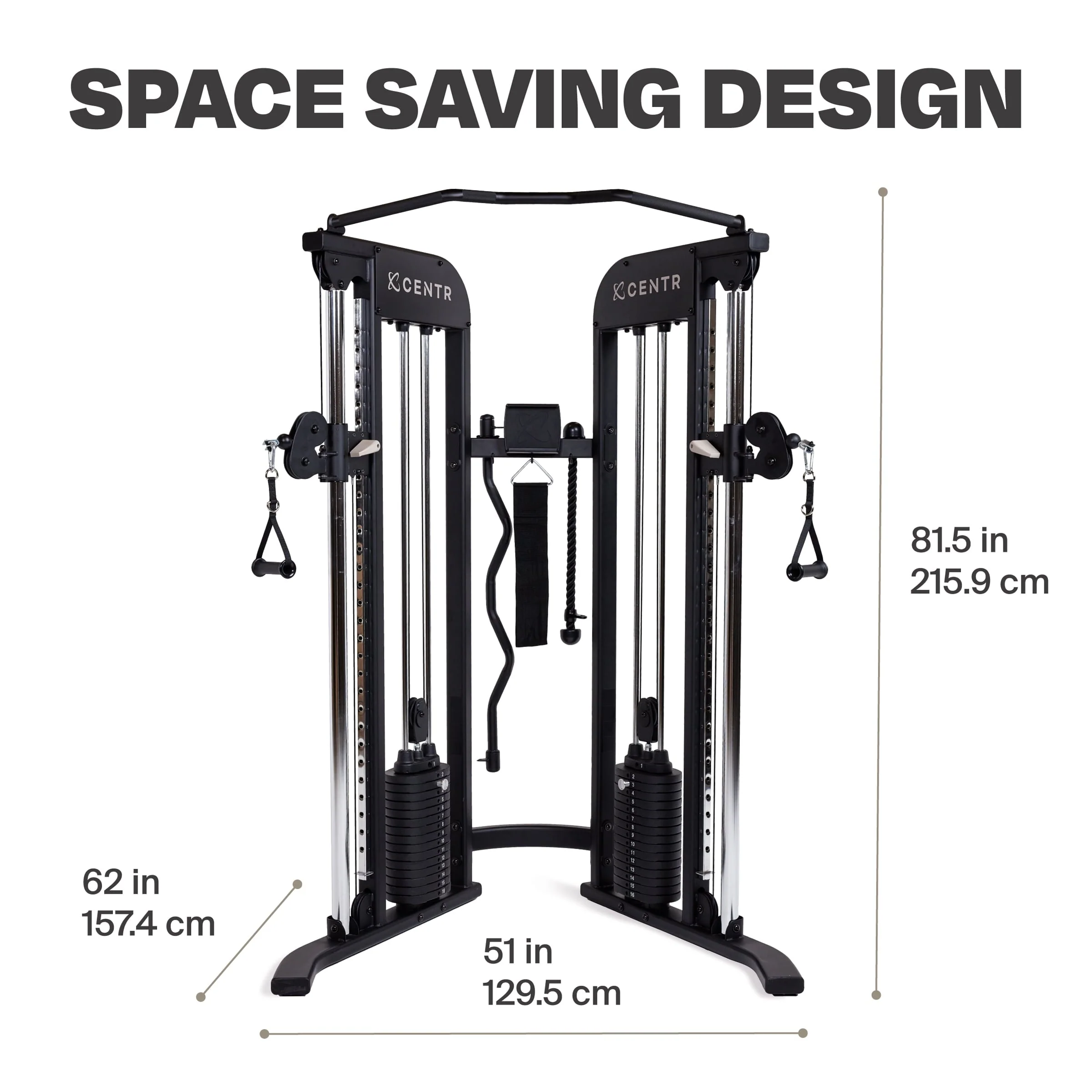 Centr by Chris Hemsworth Centr 2 Home Gym Functional Trainer for Total Body Strength Training with 3-Month Centr Membership
