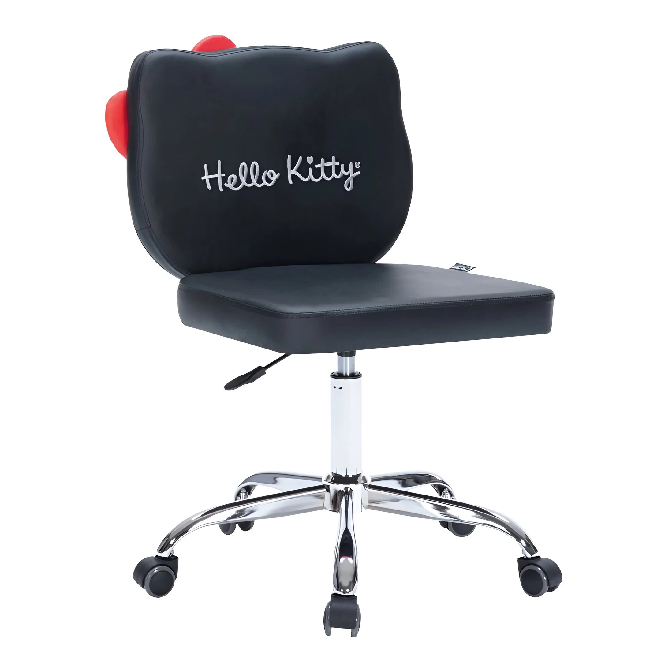 Impressions Vanity Hello Kitty Teddy Swivel Vanity Chair, Desk Chair with Adjustable Height (White)