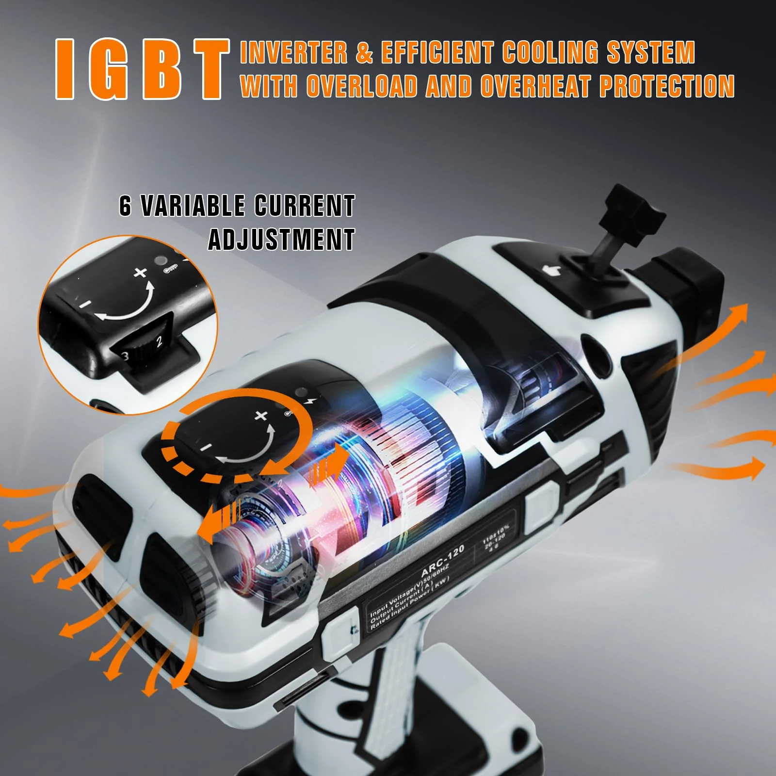 YesRight Handheld Welding Machine 110V 120Amp Portable ARC Welder with Digital Display