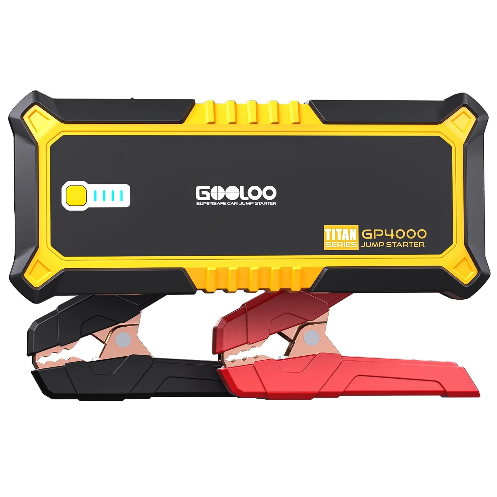 GOOLOO Car Jump Starter,4000A Peak 12V Battery Jumper Pack for All Gas and Up to 10.0L Diesel Engine,SuperSafe Lithium Portable Jump Box Battery Booster Box with USB Quick Charge and Type C Port